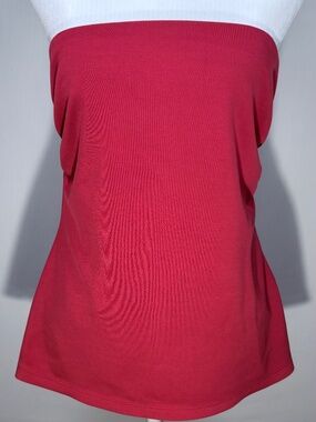 Emerson Lang Red Strapless Tube Top-Size XL